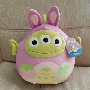Squishmallows Disney Pixar Toy Story Alien Holding Egg Plush Toy